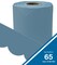 Carson Dellosa 65Ft of Stone Blue Bulletin Board Borders, 1 Roll of Scalloped Trim for Rolling Whiteboard, Cork and Posterboard, Party, Office Decorations, and Classroom Decor